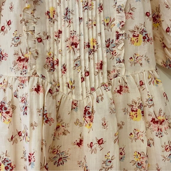 DOEN MISHA GIRLS 8 TUILERIES FLORAL TRADITIONAL COTTAGECORE SPRING EASTER DRESS - Picture 8 of 13